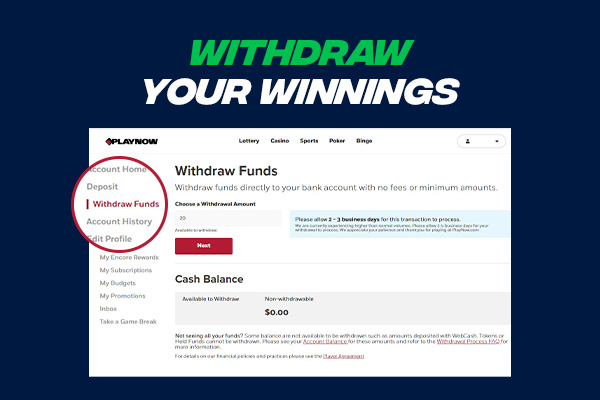 Withdraw Funds